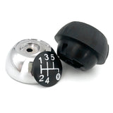 5 Speed T Type Gear Shift Knob For Fiat 500 2012-2018 Shifter Stick Lever Pen Handle Replacement Parts Manual Adapter
