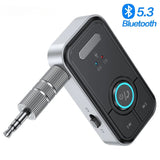 5.3 AUX Bluetooth Audio Adapter 3.5mm Jack 2-in-1 Receiver Transmitter for Wired Headphones TV Speakers car MP3 Player