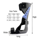 Adjustable AFO Drop Brace Ankle Orthosis Medical Afo Walking with Shoes for Stroke Hemiplegia Foot Support