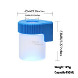 Other Electronics LED Storage Magnifying Stash Dry Herb Containers 155ml Mag Glowing Container Vacuum Bottle Seal Jar Can Pill Case Kitchen storage jar