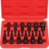 46 Piece/Set of Kit 1/4-Inch Socket Car Repair Ratchet Torque Wrench Combo Auto Repairing Tool Set