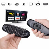 C120 Fly Air Mouse 2.4G RF Smart Remote Control 7 Color Backlight English Wireless Keyboard for PC Android TV Box Electronic equipment