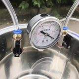 Vacuum saturated cylinder device experimental testing equipment stainless silicone defoaming barrel carbon fiber resin collector