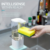1pc Smart Touchless Lotion Dispenser, Automatic Dish Soap Dispenser For Sink, 550ml Large Capacity Save Detergent Liquid Detergent Dispenser