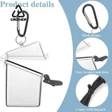 CRUSHER Transparent Cigarette Case Hanging Neck Style Waterproof Seag Small Tobacco Box Portable Cardcase Smoking Accessories