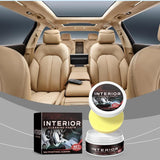 Restorer Restoration Cream Auto Luster Brightening Effect Leather Cleaning Tool For Car Door Panels