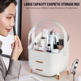 Cosmetic Storage Box Cosmetic Organizer Box Large Capacity Skin Care Storage Drawer Waterproof Dustproof Makeup Organizer