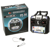 Flysky FS-i4 AFHDS 2A 2.4GHz 4CH Transmitter - For RC Helicopter & Glider, with FS-A6 Receiver