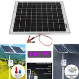 100W Solar Panel 18V Rigid Glass Solars Panels Monocrystale High-efficiency Chargig Outdoor Sola r Cell For Home/Camping