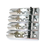 A Set Of Pcs Individual Single Bridge with 8 pcs Screws for 4 String Bass Guitar