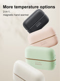 2 1 Magnetic Rechargeable Hand Warmers Electric Portable Handwarmers Long Lasting Safe Heating Warmer Pocket Heater in Winter