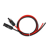 2m Extension Cables 2.5 Square Wire Cable with PV DC Connector Used in Solar Panel System IP68 1500V Rated Voltage