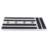 Rockhouse RPB-1BK Effects Pedal Board - Sturdy PE Plastic Pedalboard Case with Sticking Tape, Guitar Pedals Accessory