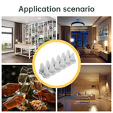 12 Pack Flameless Led Candles with Remote - 13 Colors, 7 Brightness Levels, 4 Modes, USB Operated Cordless Fake Candles