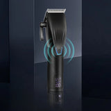 Resuxi LM-2027A Rechargeable Professional Barber Electric Wireless Clipper Hair Trimmer Set with Charging Base