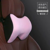 Car headrest protects cervical vertebrae for safe driving