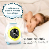 1pc Sleep Trainer Alarm Clock with Night Light, Sound Machine, Temperature Detect, and Sleep Timer - Perfect for Back to School, Thanksgiving, and Christmas Gifts for Boys and Girls