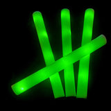 9pcs Halloween Light-Up Foam Stick Decoration Sponge Fluorescent Stic Glow With Battery Party Wedding Festival Decor Supplies