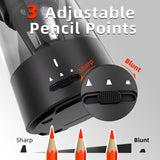 Automatic Electric Sener Battery Powered 6-8mm Pencil Support Hexagonal/Triangular/ Round pencils for Students
