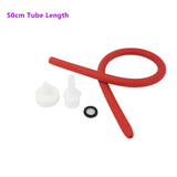 50cm Enema Cleaning Silicone Nozzle Washing Cleaner Douche Shower Tube Anal Wash Bidet Soft Hose