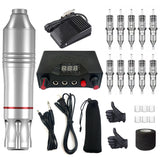 Set Motor Pen Complete Robert hine Tattoo Equipment Maquinas Para Tatuar Profesional Kit
