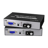 Hot Selg 1080P 60Hz to Converter Extender Single-mode Single-fiber SC FC VGA Fiber Optic Transceiver with audio