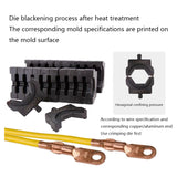 HT-150 small with safety device quick reset function tong crimping hydraulic clamp