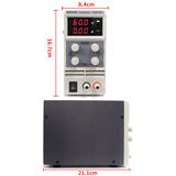 KPS602D Adjustable High Precision Double LED Display Switch DC Power Supply Protection Function 60V2A 110V-230V 0.1V/0.01A EU