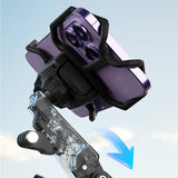 Safe Riding Mount Stable Four-sided Buckle Design Bike Phone Holder Hands-free for Cycg