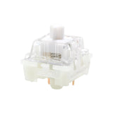KTT Kang White V3 Linear 43g 53g MX for Mechanical Keyboard 80m Factory Lubed Kangbai Switch Nylon POM 3pin
