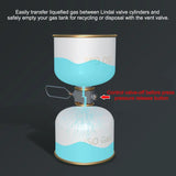 Convenient Canister Refill Adapter, Easy Efficient Gas Transfer, Super Aluminum Alloy And Brass, Compact Design