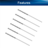20Pcs 1mm/0.04Inch Diamond Twist Drill Bits High Speed Steel HSS for Glass Sea Shells Stone Tiles