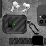 Headphone Dual Material Protection Earphone Protective Case with Switch Lock Wireless Charging Shock-proof for