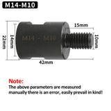 Alloy Steel Core Drill Adapter Convertor M10 to M14 Male Ideal Diamond Bit Premium Shaft for Enhanced Drilg Efficiency