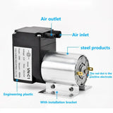 DC 12V 24V 42W 40L/min Miniature Vacuum Small Negative Suction Dual Purpose Diaphragm Pressure Pump
