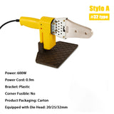 Pipe Welding Machine 600/800/1000/1200W 20-110mm Pipe Soldering Iron Plastic Welding Tool PP/PPR/PB/PE Tube Heating Hot Melt Tool