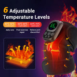 Smart EMS Microcurrent Knee Massager Shoulder Brace Adjustable Vibrations Heating Pad Wireless Electric Body Massage Tools