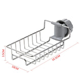 Adjustable Faucet Drainage Shelf Stainless Steel Hot Sink Kitchen Sundries Storage Rack Hanging Storage Rack Holder For Bathroom