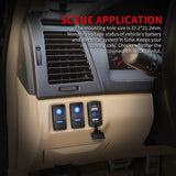 4.2A Dual USB Port Socket Adapter Outlet Waterproof Phone Charger for Rocker Marine Switch Panel on Boat RV Vehicle