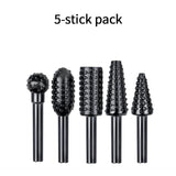 Practical 5PCS 1/4'' Shank DIY Drill Bit Set Carpentry Cutting For General Building & Engineering Power Tools