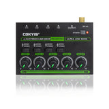 Professional Channel Stereo Converters LED Mixer Low Noise Sound 4 Input 1 Output AXFY
