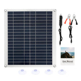 50W 18V Portable Solar Panel with Dual USB - Charge Power Bank for Mobile Phones. Ideal for Outdoor Camping, Fishing, and Hiking