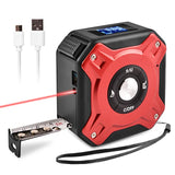 3 In 1 Laser Rangefinder Infrared High-precision 5m Tape Measure LCD Display Backlight Distance Meter Measurement