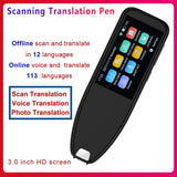 Supports 113 language dictionaries, pens, text scanning, reading, and multigual translation scanners