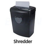 10per session Confidential 220V Office Home 21L Automatic Mute 4 * 39mm Paper Shredder