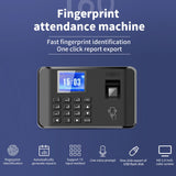I60 Attendance hine Intelligent Fingerprint Password Time Clock Employee Checking-in Recorder 2.4 in Voice Prompt 11 Language
