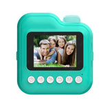 Child with 3 Rolls No Ink Paper 2.0in IPS Screen Instant Print Video Photo Camera Bluetooth-Compatibl