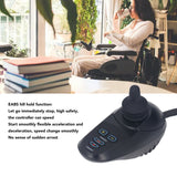 Electric Wheelchair Joystick Controller 45A DC24V Perfect Fit EABS Parking Fast Heat Dissipation for Replacement