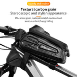 ESLNF Bicycle Waterproof Touch Screen Cycg Top Front Tube Frame MTB Road Bag 6.5 Phone Case Bike Accessories