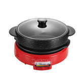 Multifunction 2 in 1 Electric Hot Pot & Barbecue Stove - 7L Capacity, 1300W